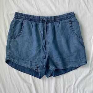 denim shorts